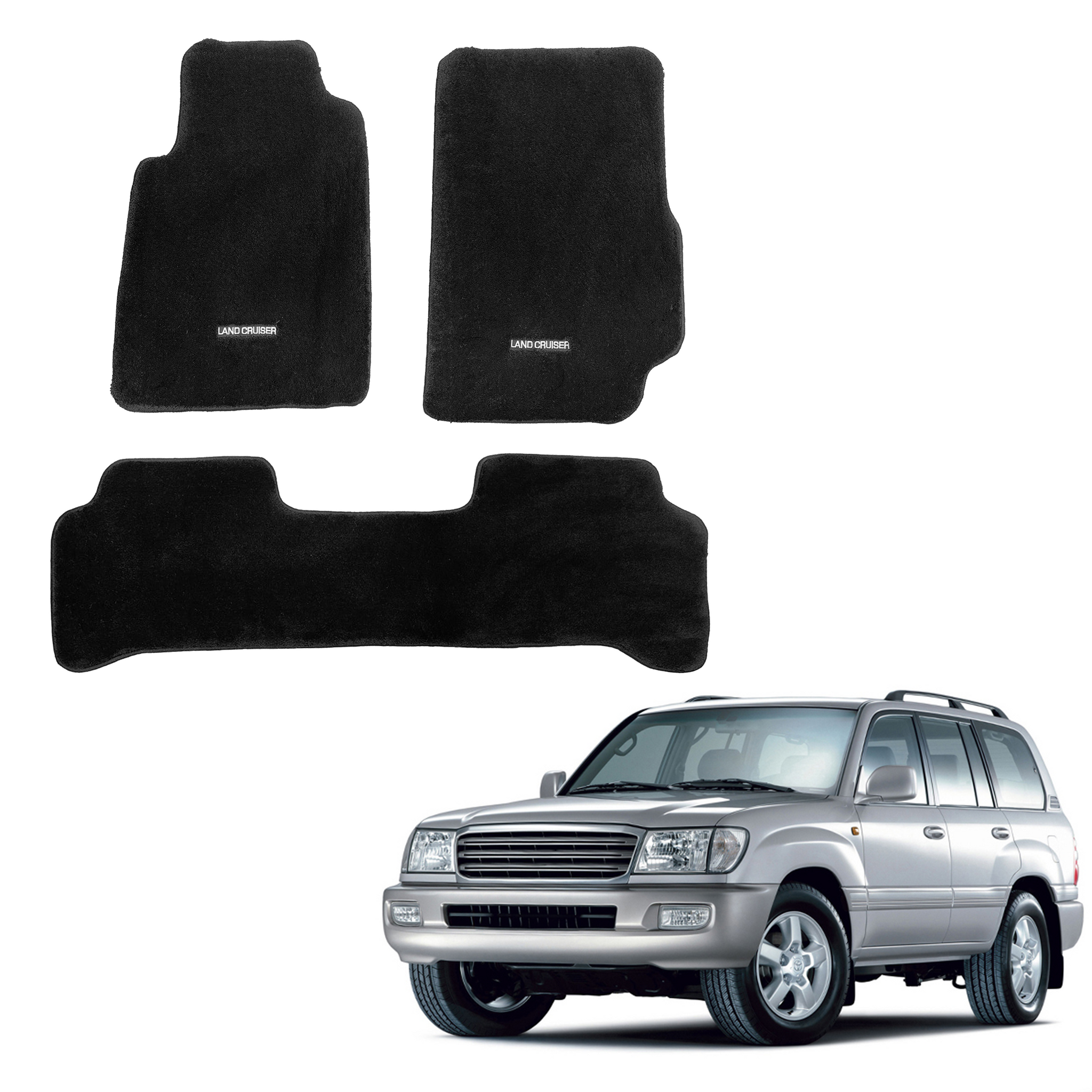 Toyota LC 1998-2007 Custom Car Floor Mats – High Quality OEM Fit & Heavy Duty