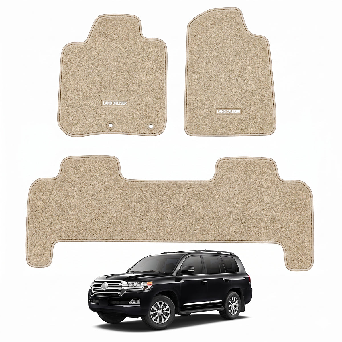 Toyota LC 2008-2020 Custom Car Floor Mats – High Quality OEM Fit & Heavy Duty