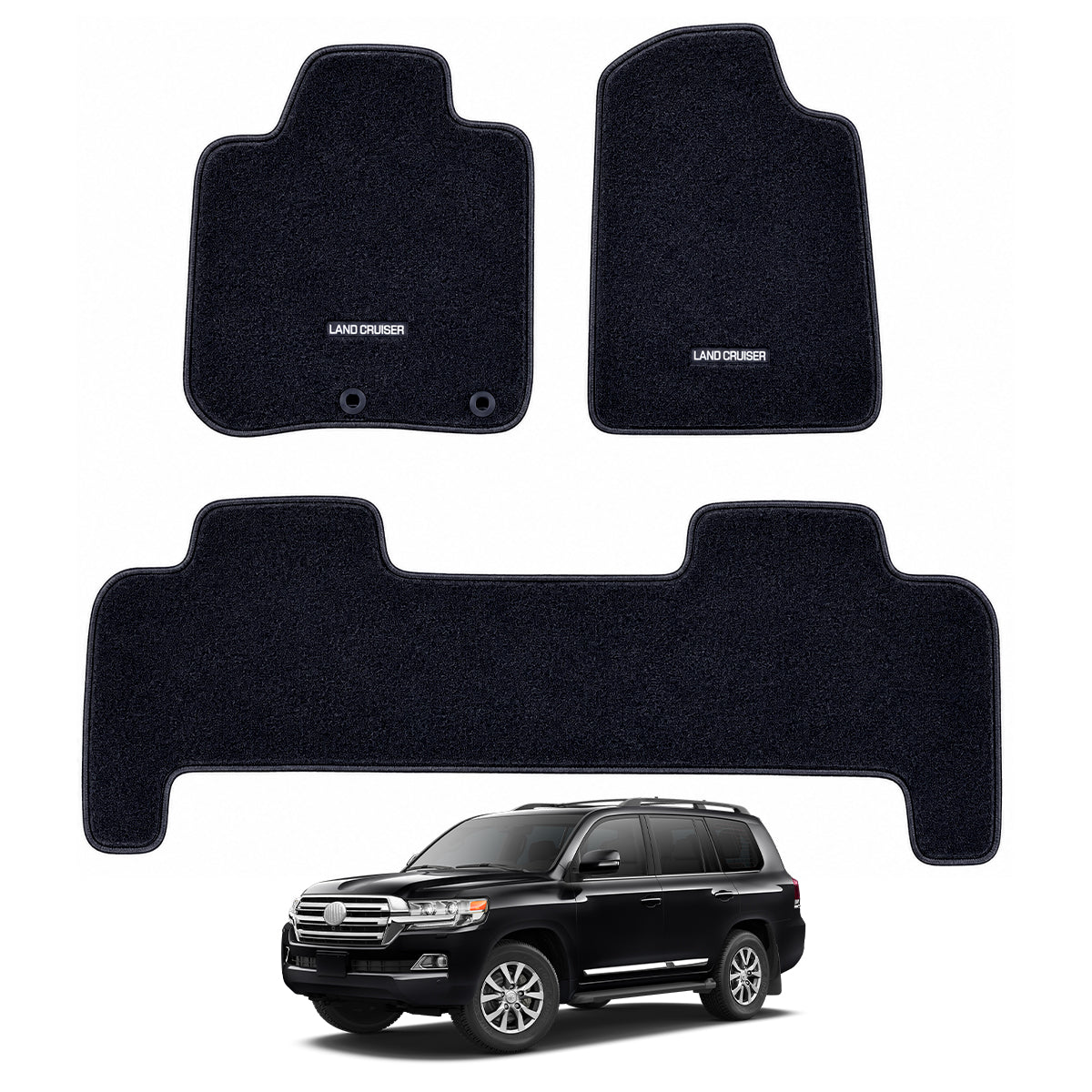 Toyota LC 2008-2020 Custom Car Floor Mats – High Quality OEM Fit & Heavy Duty