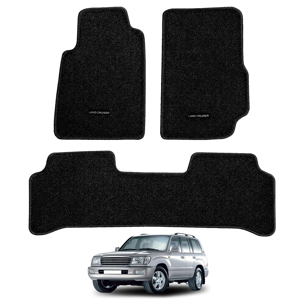 Toyota LC 1998-2007 Custom Car Floor Mats – High Quality OEM Fit & Heavy Duty