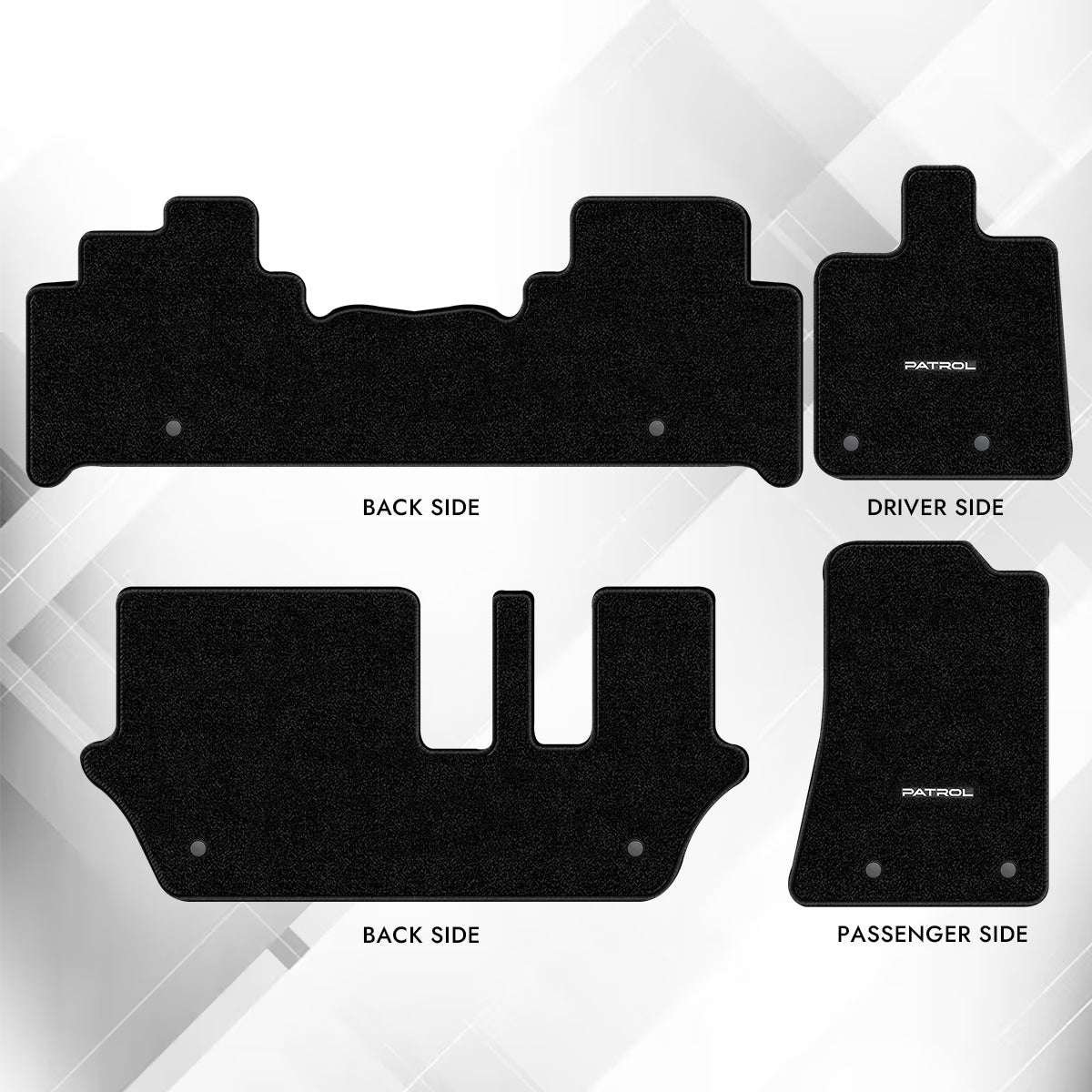 Nissan Patrol Y63 Custom Car Floor Mats – High Quality OEM Fit & Heavy Duty