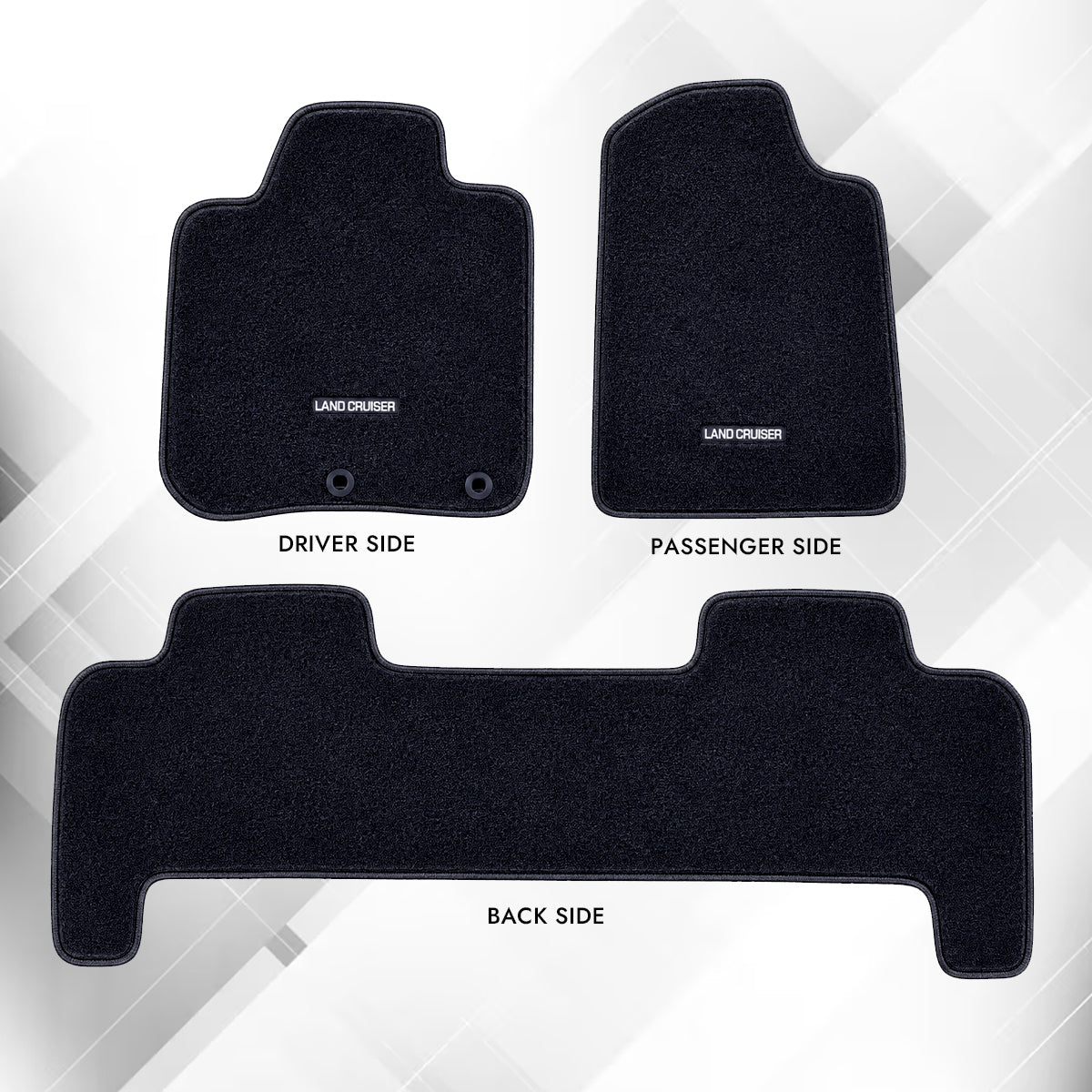 Toyota LC 2008-2020 Custom Car Floor Mats – High Quality OEM Fit & Heavy Duty