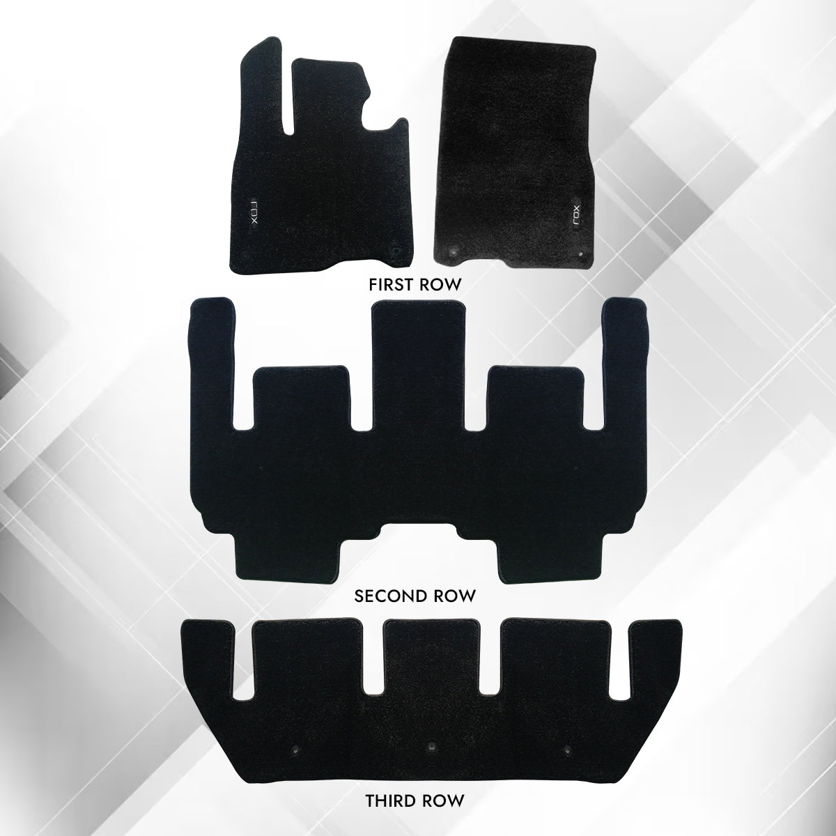 ROX 01 2024+ 7 Seater Custom Car Floor Mats – High Quality OEM Fit & Heavy Duty