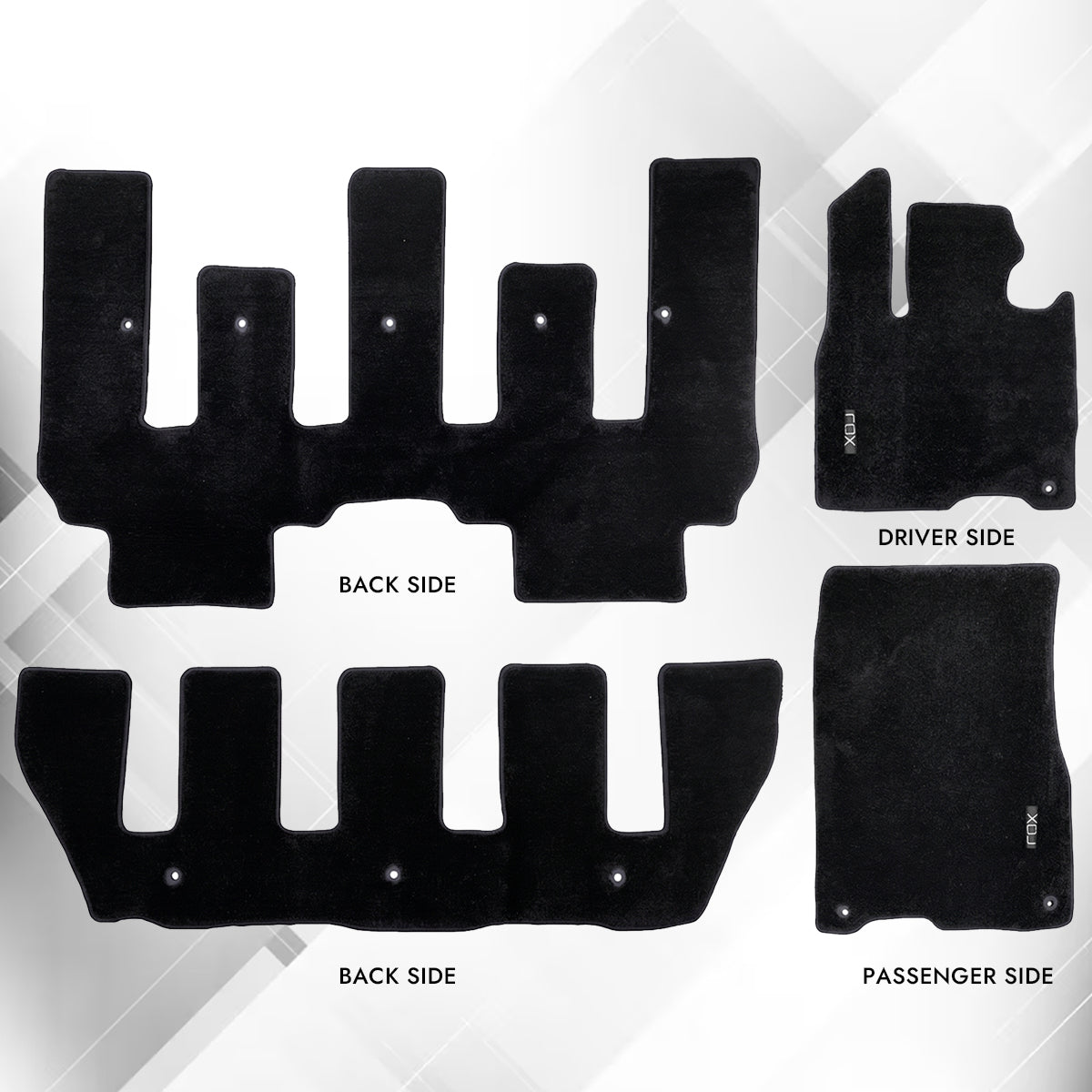 ROX 01 2024+ 6 Seater Custom Car Floor Mats – High Quality OEM Fit & Heavy Duty
