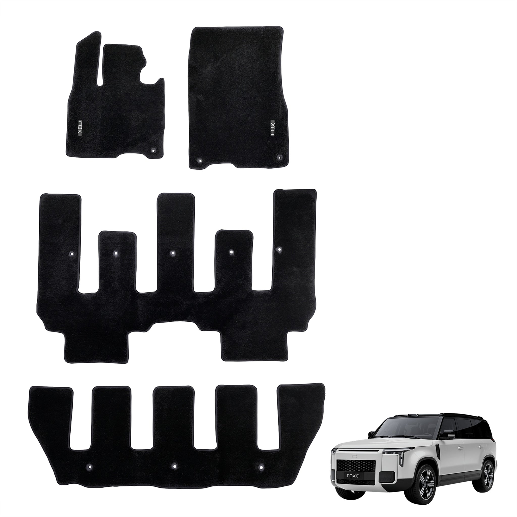 ROX 01 2024+ Custom Car Floor Mats – High Quality OEM Fit & Heavy Duty
