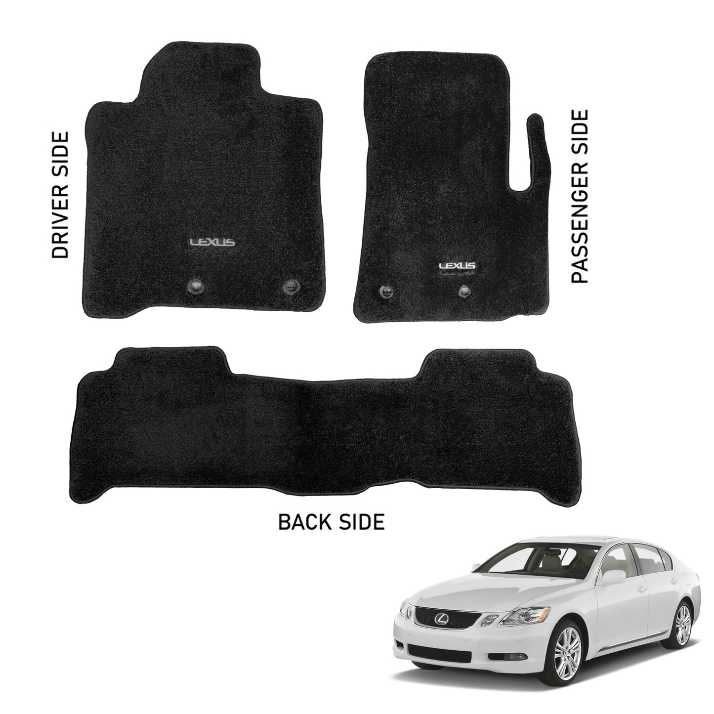 Lexus 2016–2020 Custom Car Floor Mats- OEM Fit Heavy Duty