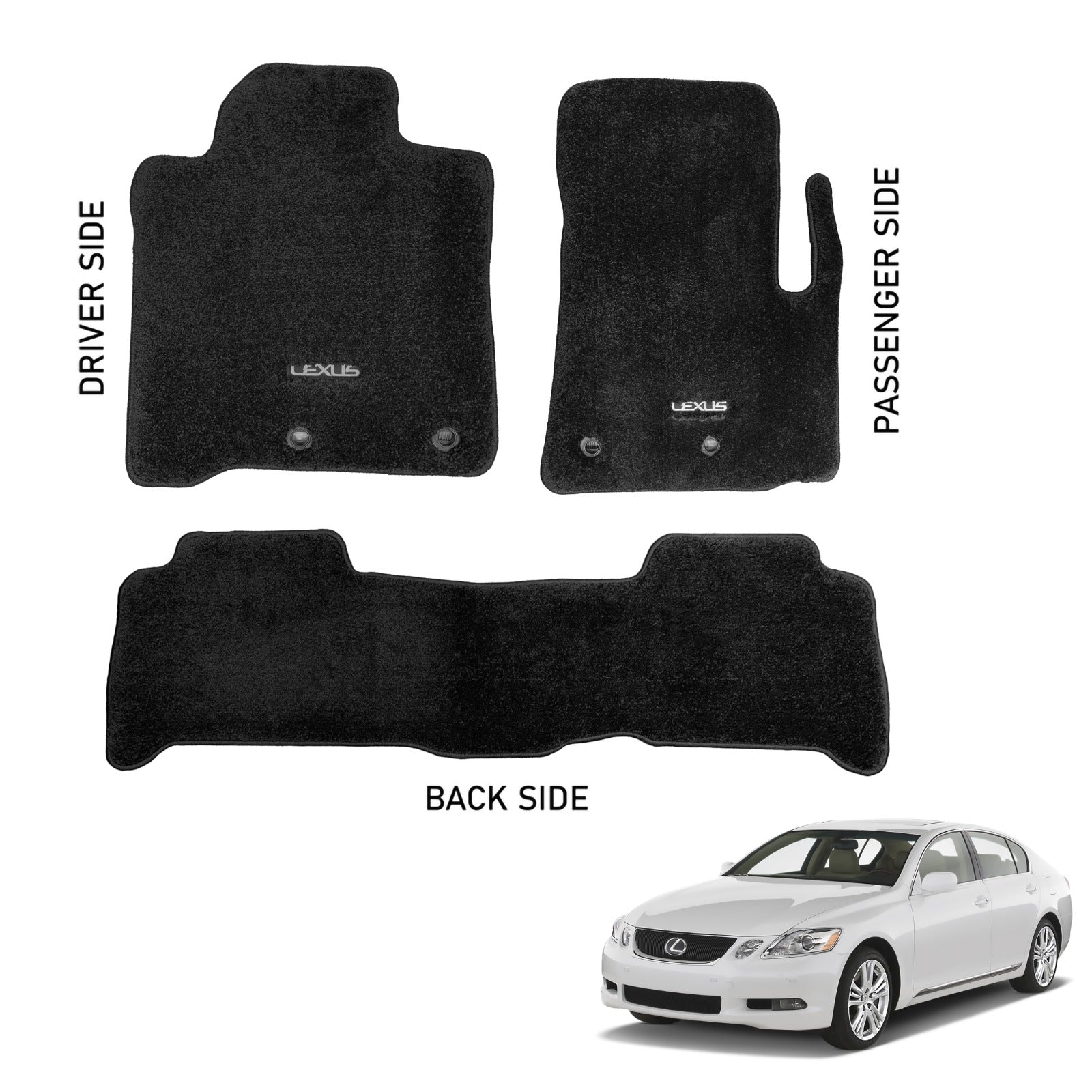 Lexus 2016–2020 Custom Car Floor Mats- OEM Fit Heavy Duty