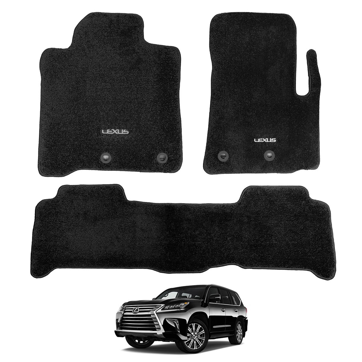 Lexus LX 570 2016-2020 Custom Car Floor Mats- OEM Fit Heavy Duty