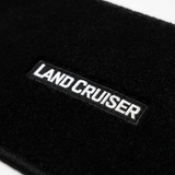 Land Cruiser Embroidered Badge Detail - Premium Car Mat